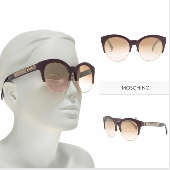 Moshino Round 56mm Sunglasses